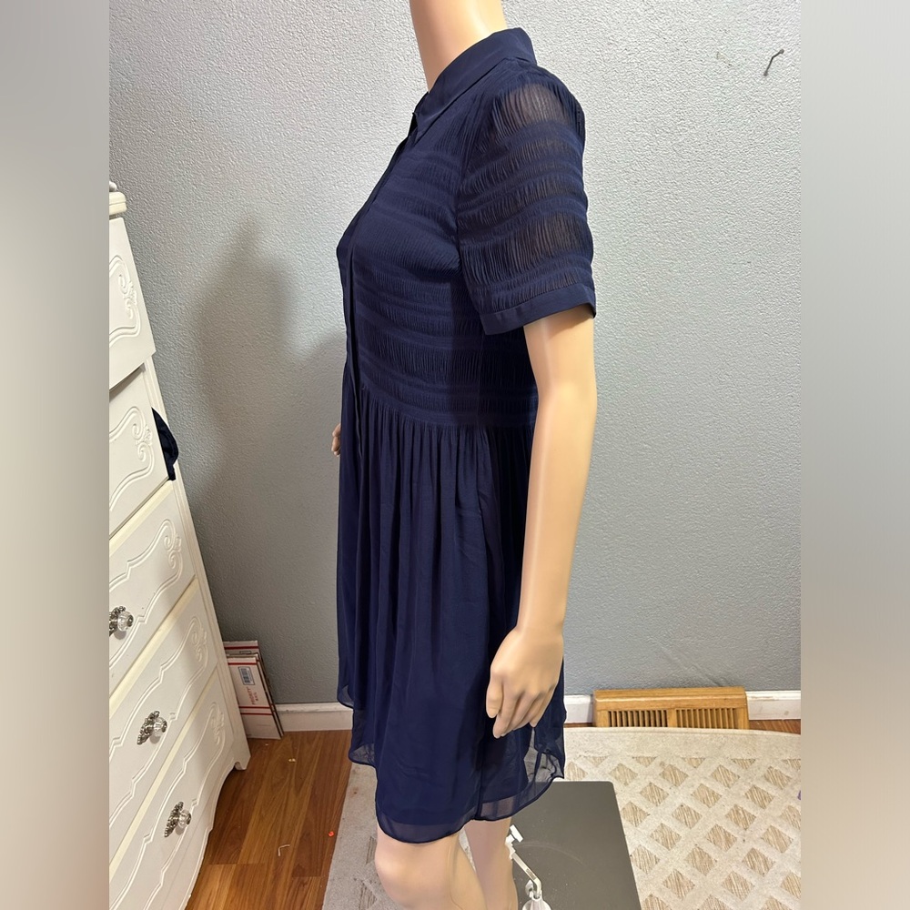 Diane Von Furstenberg Polina Pleated Mini dress size 4 - Picture 7 of 13